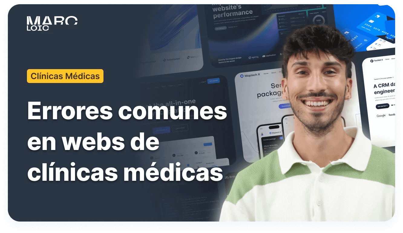 Agencia especialista de Diseño Web en Madrid | Marc Loic 36 Errores comunes en webs de clinicas medicas y como solucionarlos marcloic