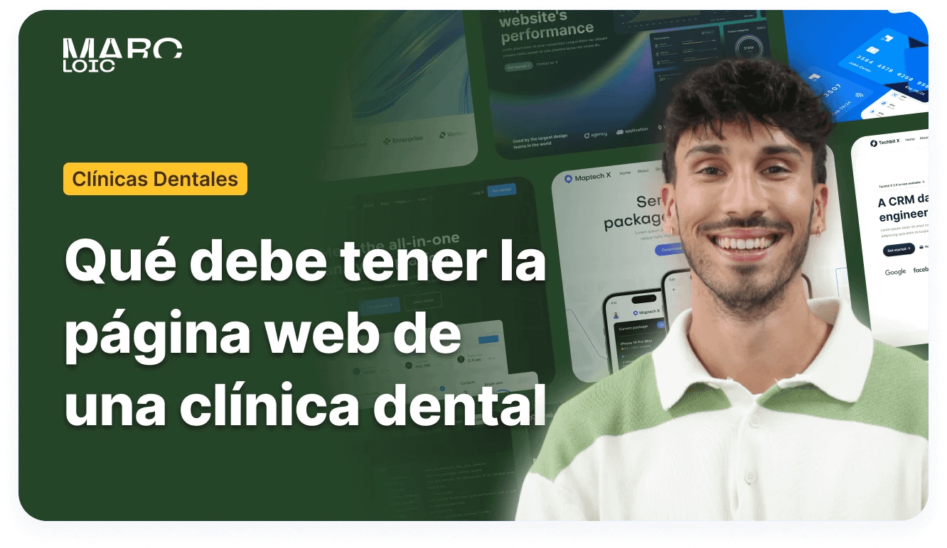 Diseño web para dentistas y clínicas dentales en Madrid 25 Que debe tener la pagina web de una clinica dental marcloic