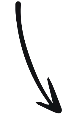 Sobre nosotros | Especialistas web en Madrid 1 Flecha negra diagonal apuntando hacia abajo, ideal para resaltar contenido en diseño web de clínicas en Madrid.