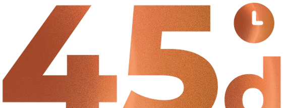 Agencia especialista de Diseño Web en Madrid | Marc Loic 30 Números 45° en diseño metálico, ideal para destacar en identidad visual de clínicas en Madrid.