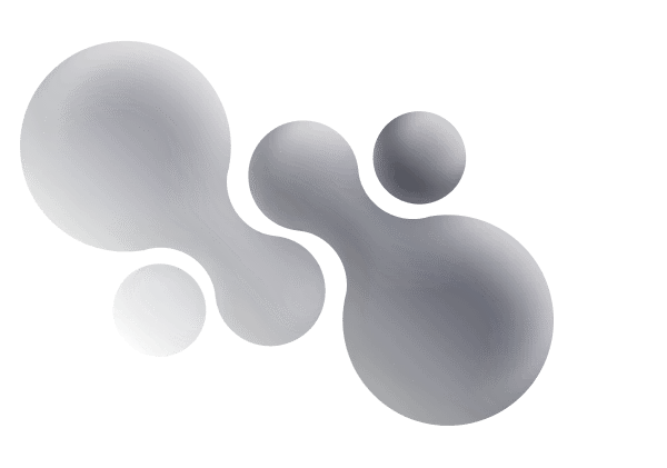 Marc Loic | Agencia de Diseño Web en Madrid 🏅 27 Formas abstractas grises sobre fondo negro, evocando diseño moderno en sitios web para clínicas en Madrid.