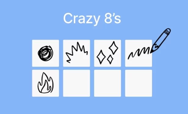 Guía Crazy 8's: Qué es y cómo hacerlo 9 Crazy 8s