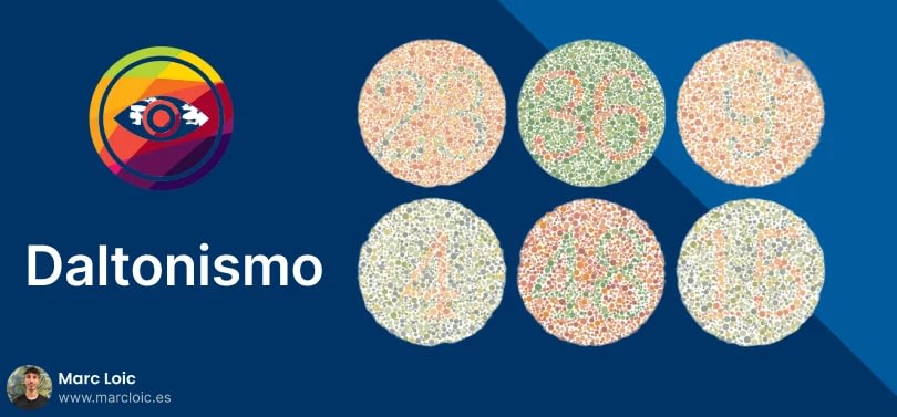 La importancia del color en la accesibilidad web 14 Wcag Daltonismo Marcloic