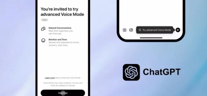 OpenAI presenta ChatGPT modo de voz avanzado 8 móviles con ChatGPT modo de voz avanzado