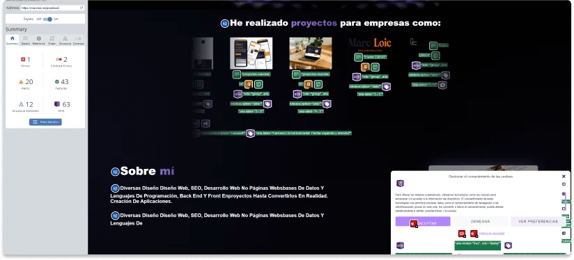 La importancia del color en la accesibilidad web 8 Accesibilidad Web Herramientas Marcloic