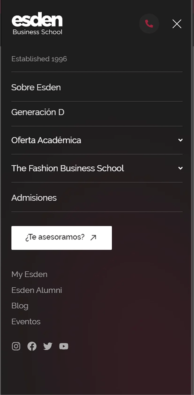 Diseño web profesional: Esden Business School 5 Diseño web para Esden Business School por Marc Loic