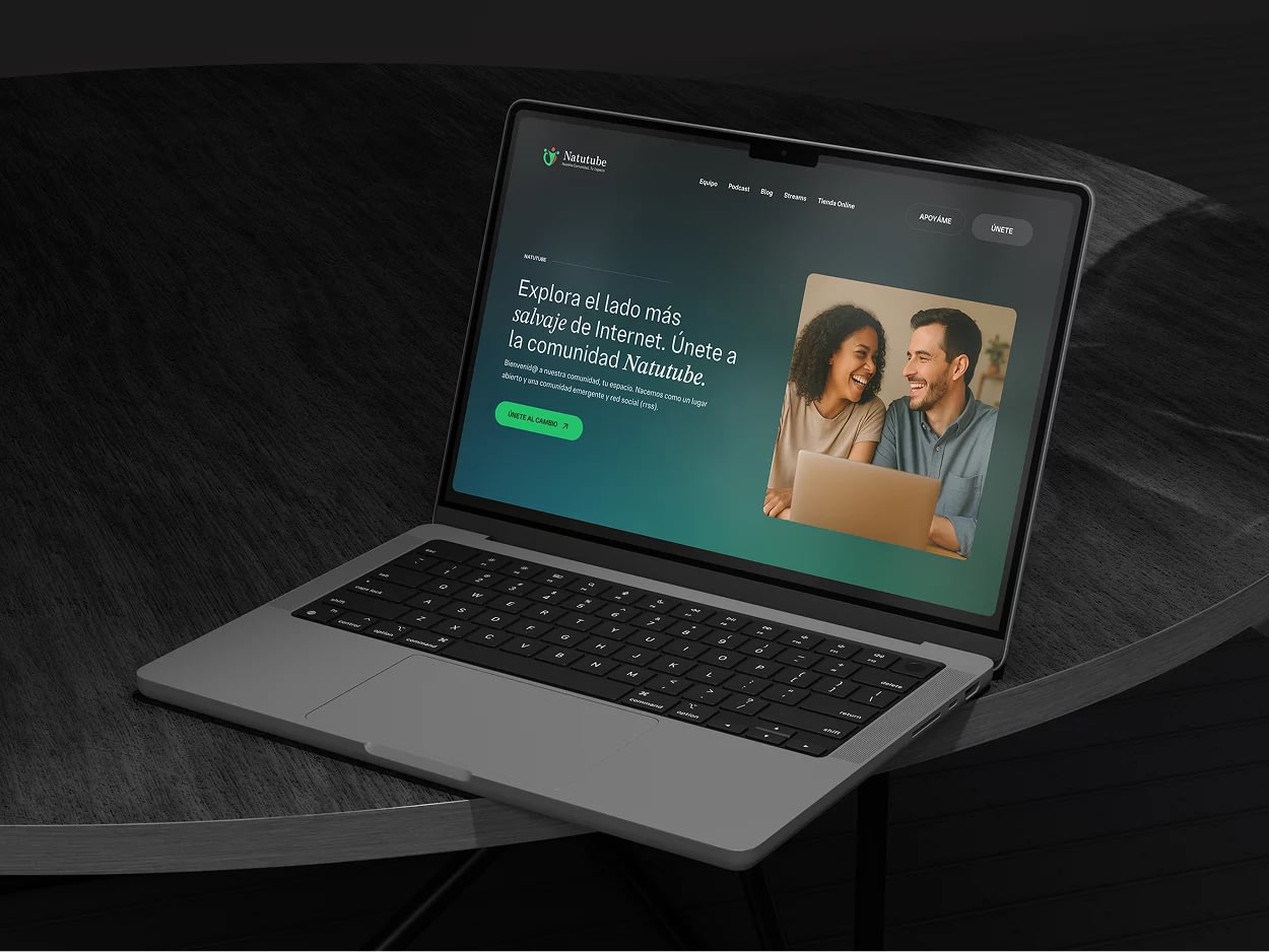 Diseño web profesional: Natutube 1 Rediseño web para la comunidad digital Natutube